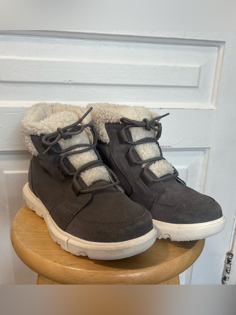 Fur Lined Grey Sorel Boots